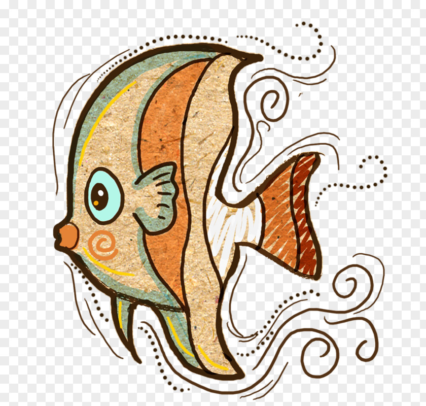 Brown Fish Designs Clip Art Illustration Cartoon Image PNG