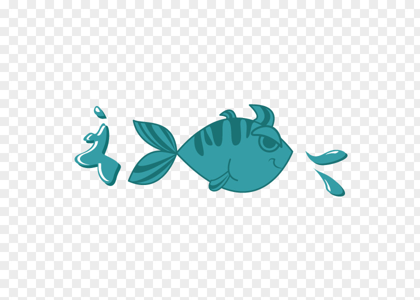 Cartoon Fish Monochrome Clip Art PNG