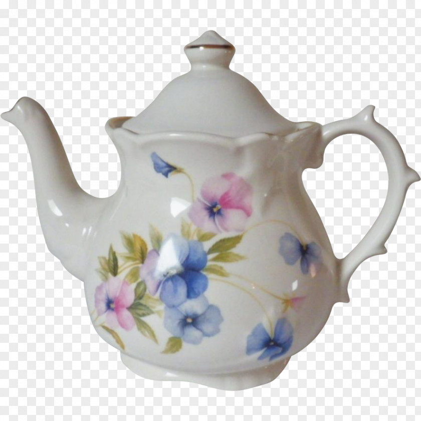 Kettle Teapot Porcelain Pottery Tennessee PNG