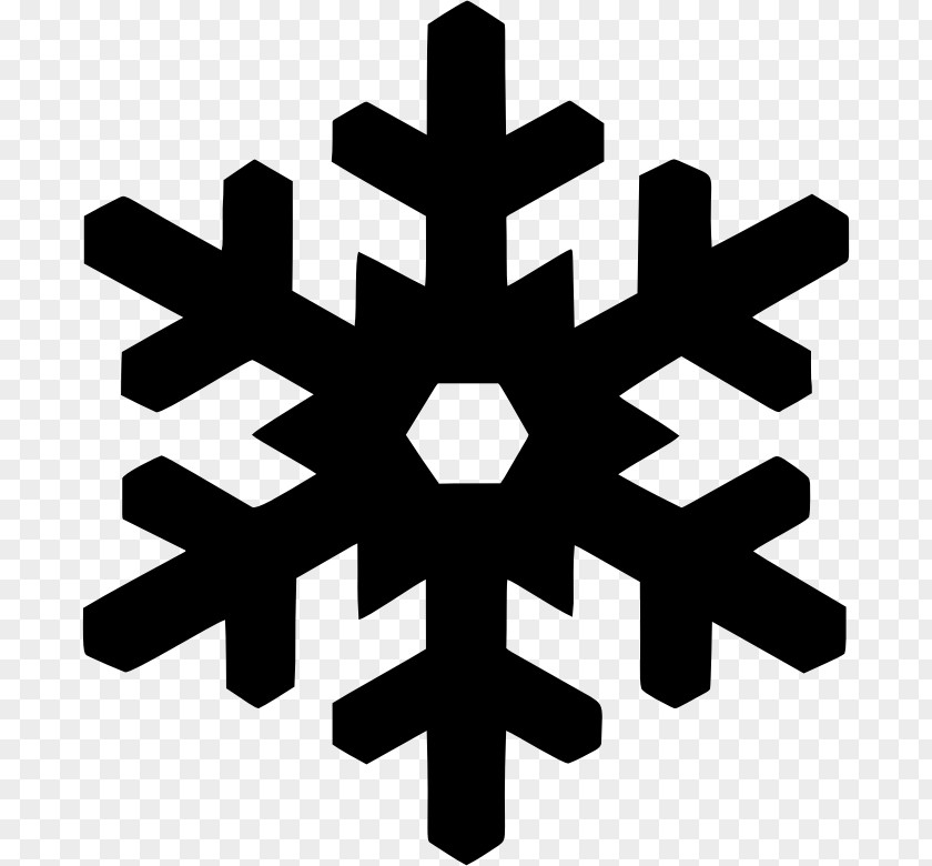 Snowflake Silhouette Clip Art PNG