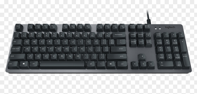 Education Office Supplies Computer Keyboard Logitech K840 Mechanical Corded Mouse Electrical Switches PNG