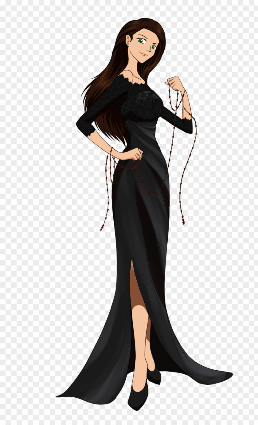 Formal Attire Women Gown Shoulder Character Fiction PNG