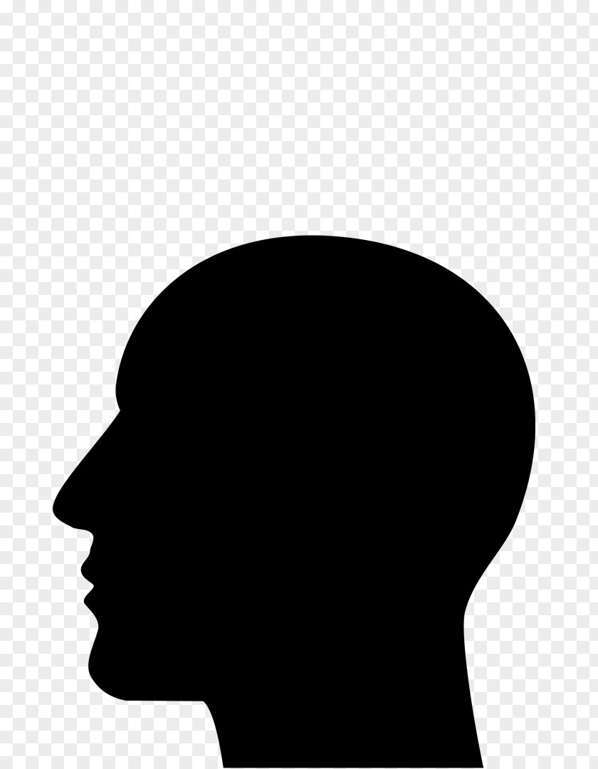 Nose Black Silhouette White Forehead PNG