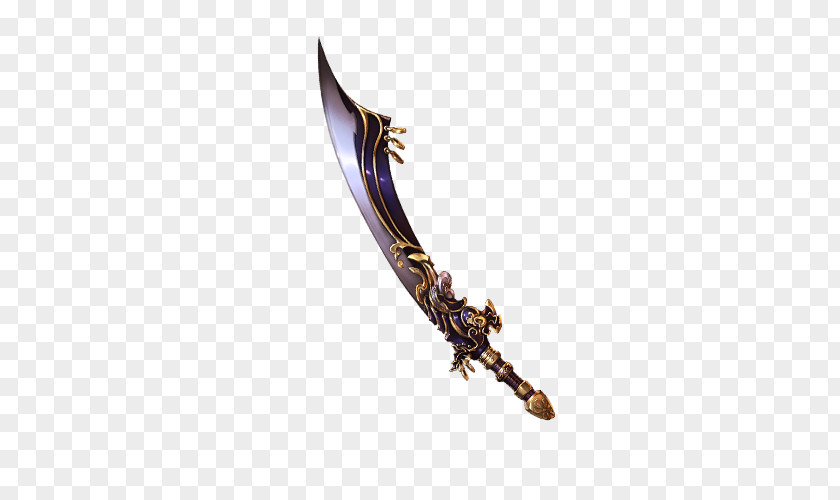 Sword Granblue Fantasy Weapon Scimitar Game PNG