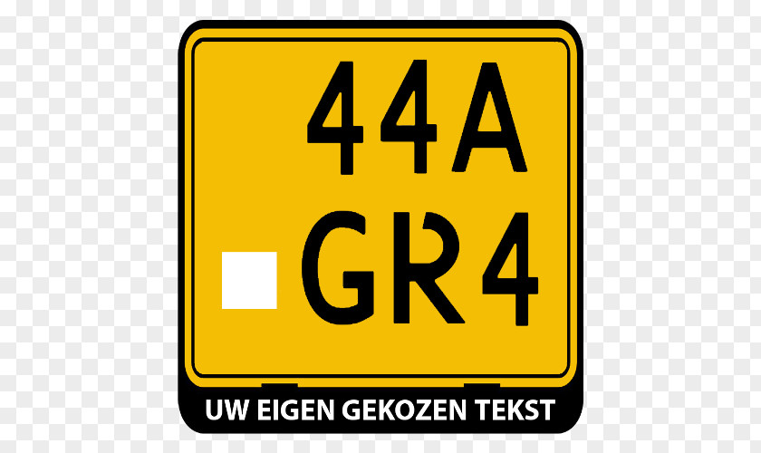 Vehicle License Plates Scooter Moped Text Registration Of The Netherlands PNG