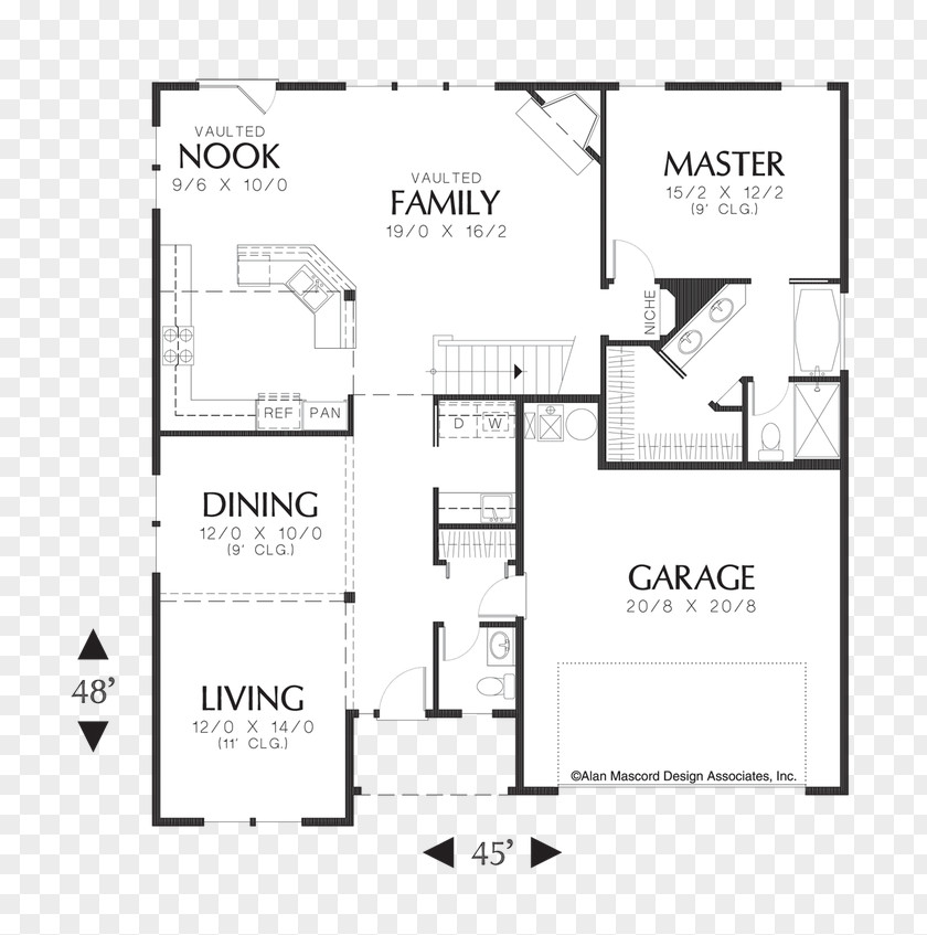 House Floor Plan Ranch-style PNG