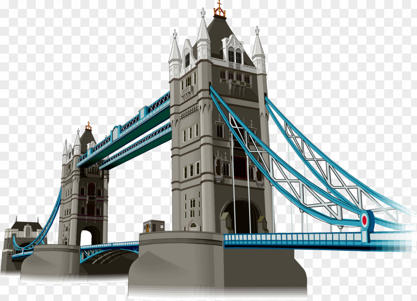 London Bridge Tower Big Ben Of River Thames PNG of Thames, material Bridge, clipart PNG