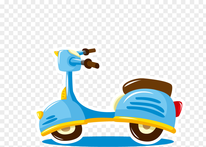 Vector Car Battery Electric Vehicle Scooter PNG