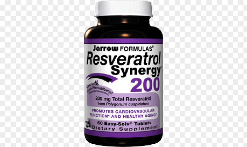 Fitness Resort Dietary Supplement Jarrow Formulas Resveratrol Synergy 60 Tablets Life Extension PNG