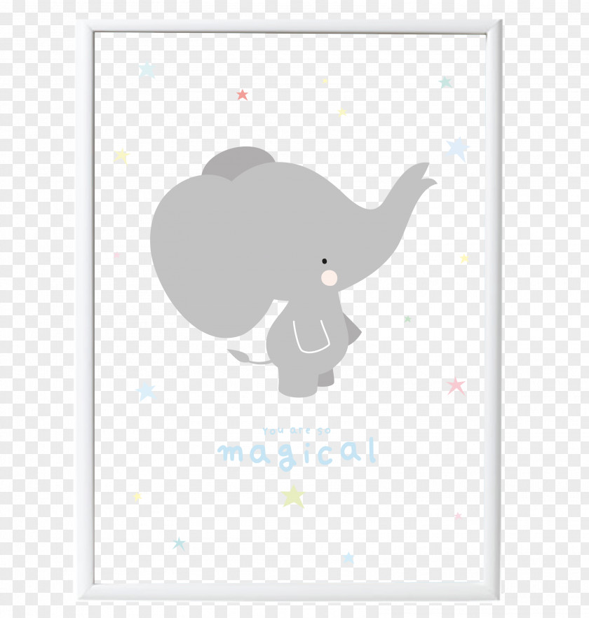 Grau Poster Paper Elephantidae Child Wall PNG