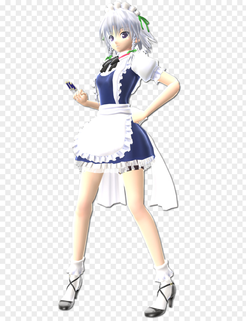 Maid Clothing Sakuya Izayoi Uniform Touhou Project PNG