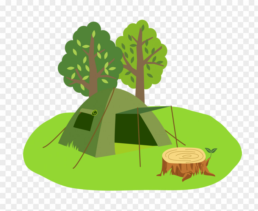 SB Scout Camping Cartoon PNG