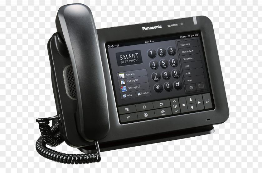 VoIP Phone Telephone Panasonic Executive KX-UT670 Session Initiation Protocol PNG