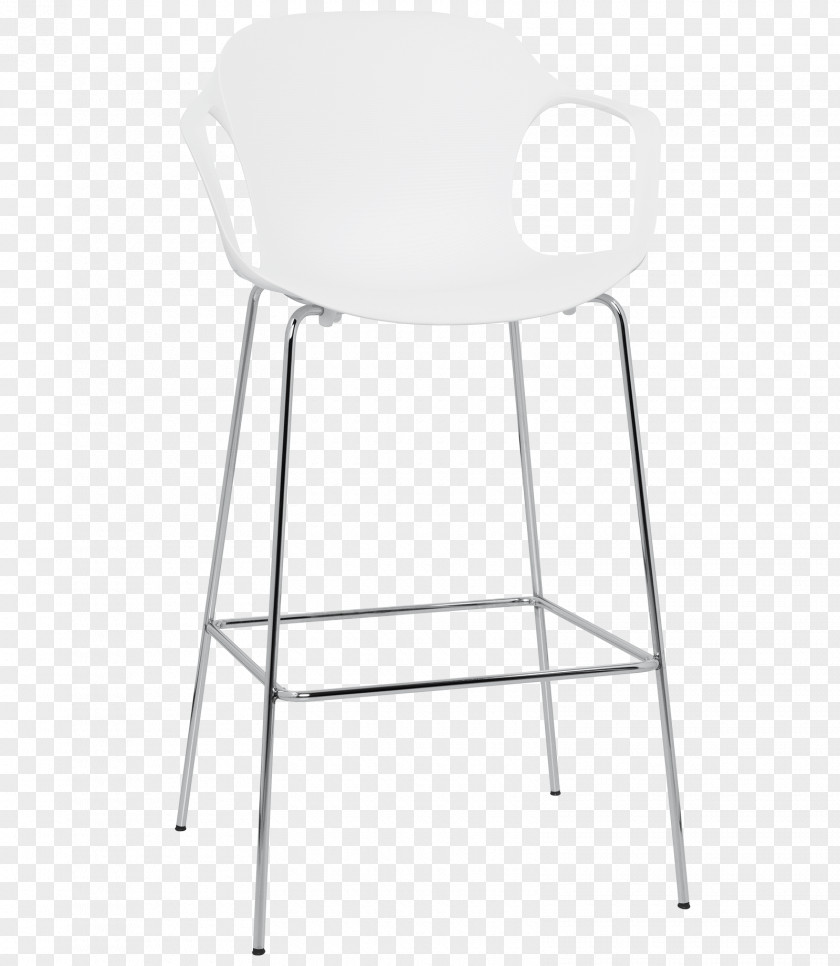 White Milk Bar Stool Model 3107 Chair Table Fritz Hansen PNG