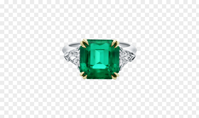 Emerald Engagement Ring Harry Winston, Inc. Jewellery PNG