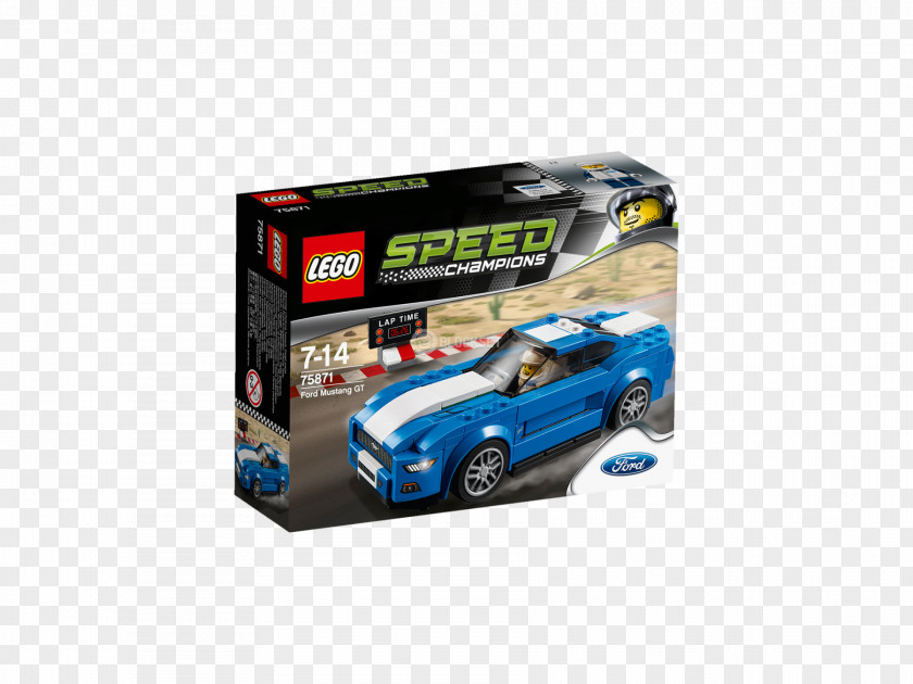 Matchbox LEGO 75871 Speed Champions Ford Mustang GT Car F-Series PNG