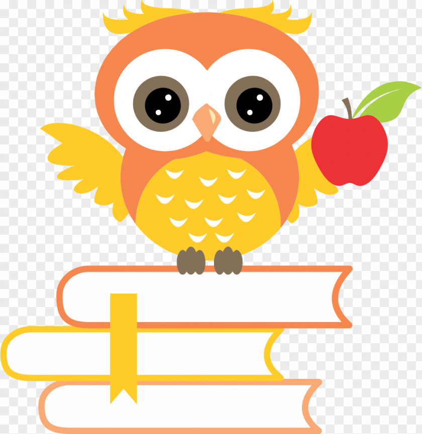 Professor Little Owl Teachers' Day Clip Art PNG