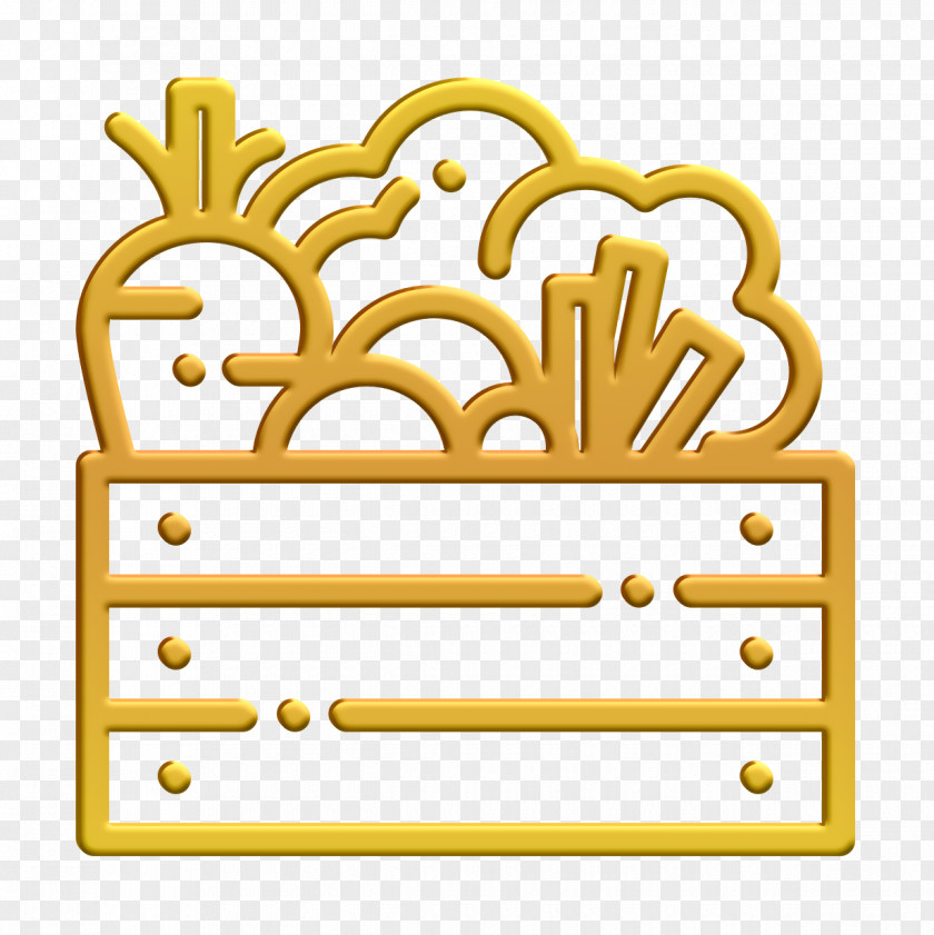 Yellow Vegetables Icon Food Agriculture PNG