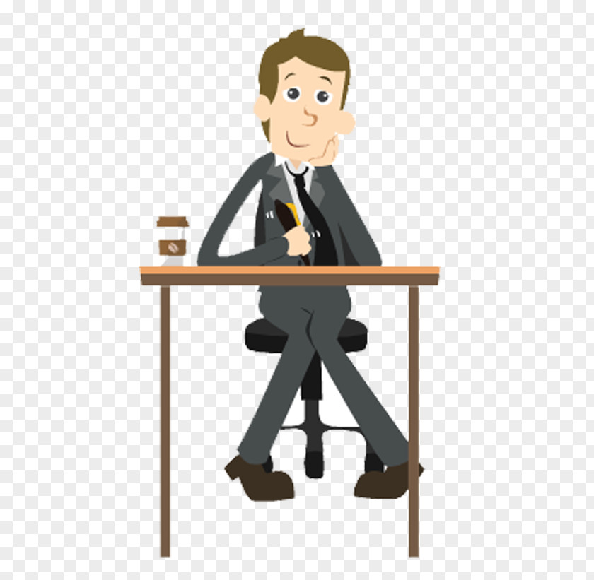 Business Man Animation PNG