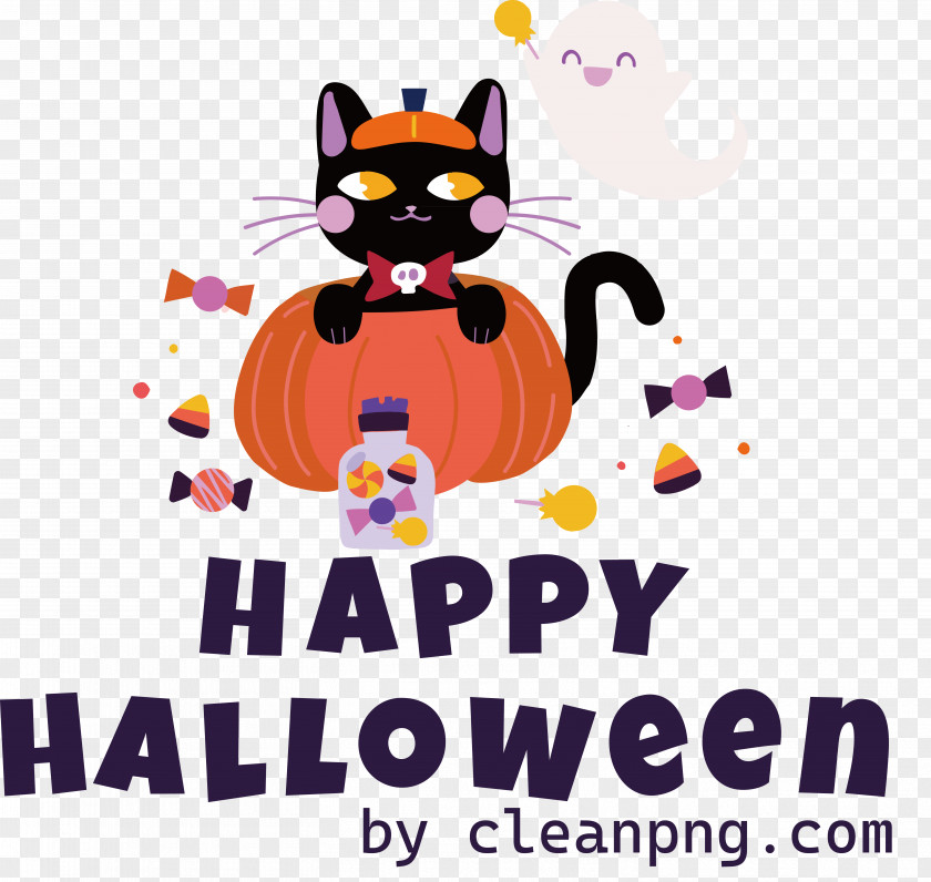 Cat Paw Whiskers Logo Cartoon PNG