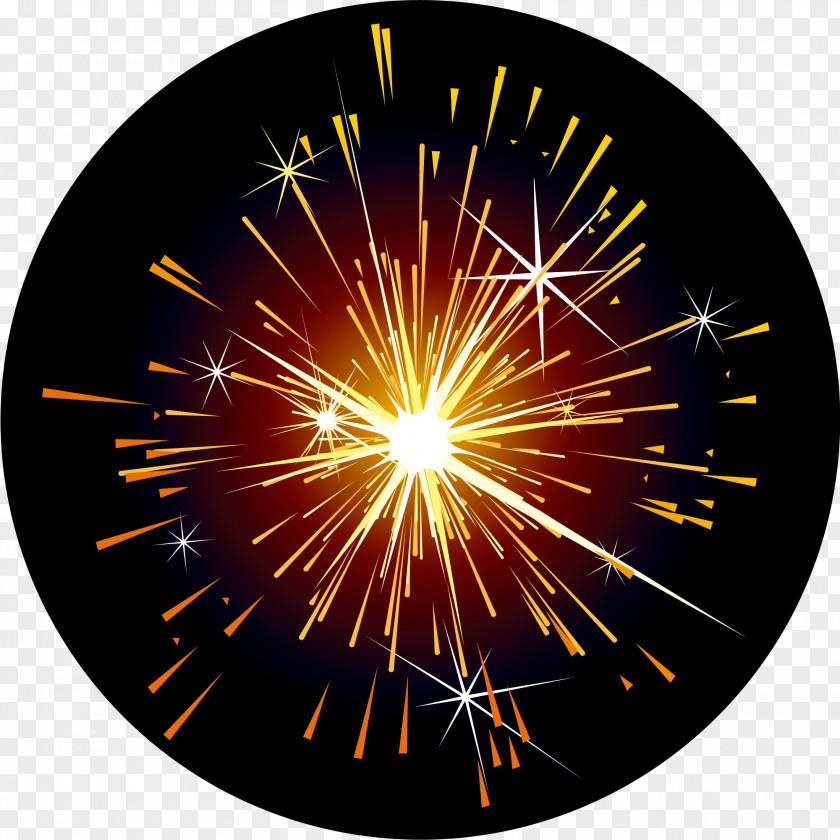 Dream Yellow Fireworks Flash Destello PNG