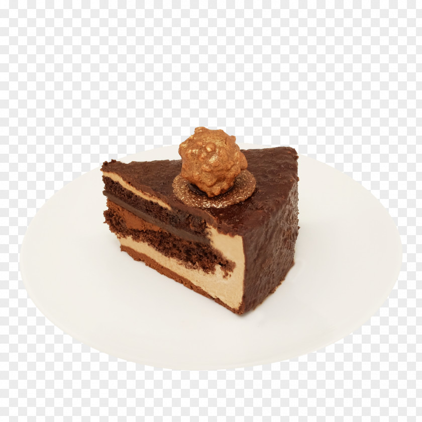 Milo Flourless Chocolate Cake Brownie Fudge Praline PNG
