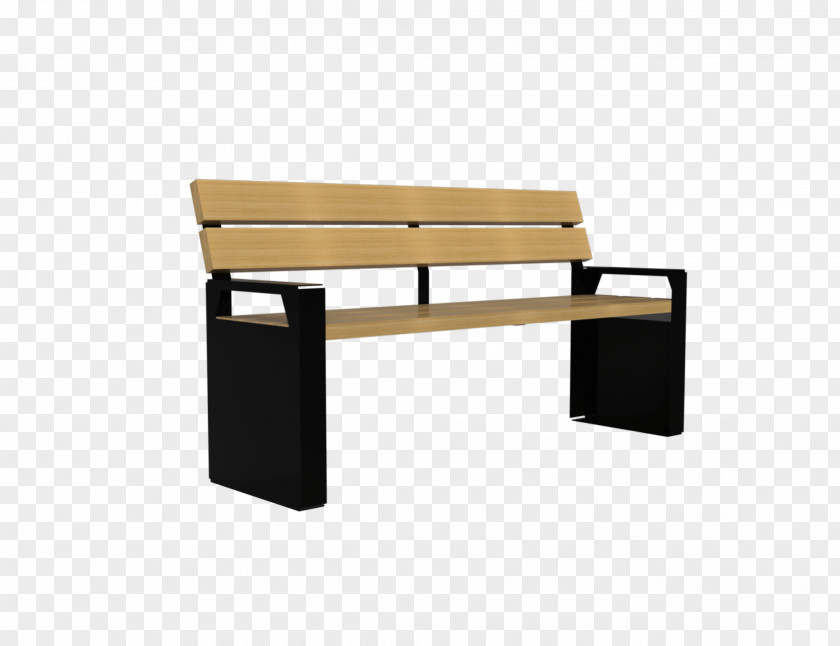 Park Bench Rectangle Garden Furniture PNG