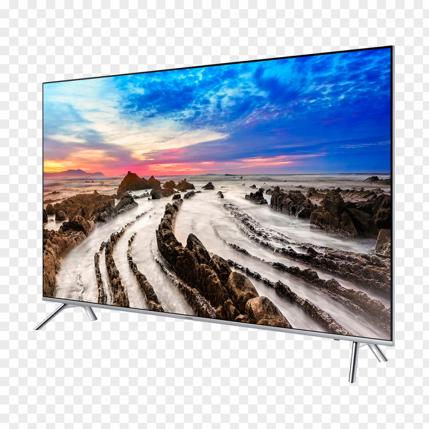 Samsung MU8000 4K Resolution Ultra-high-definition Television Smart TV PNG