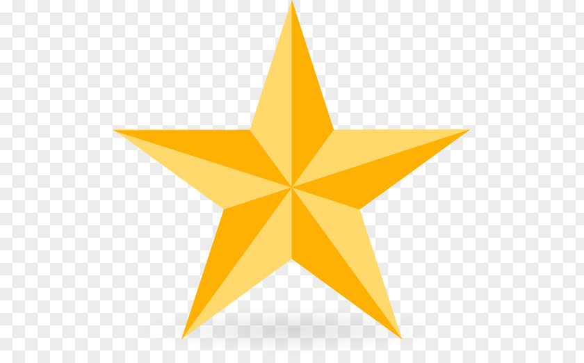 Three-dimensional Five-pointed Star Award Pentagram Clip Art PNG