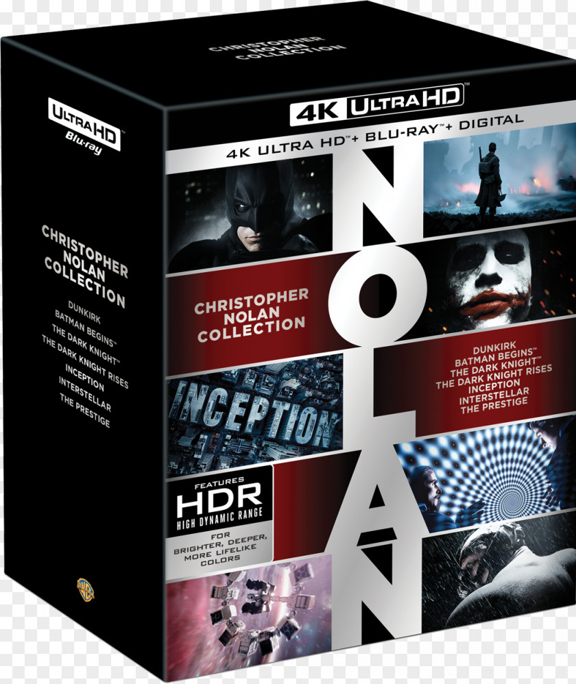 Youtube Christopher Nolan Ultra HD Blu-ray The Dark Knight Disc YouTube PNG