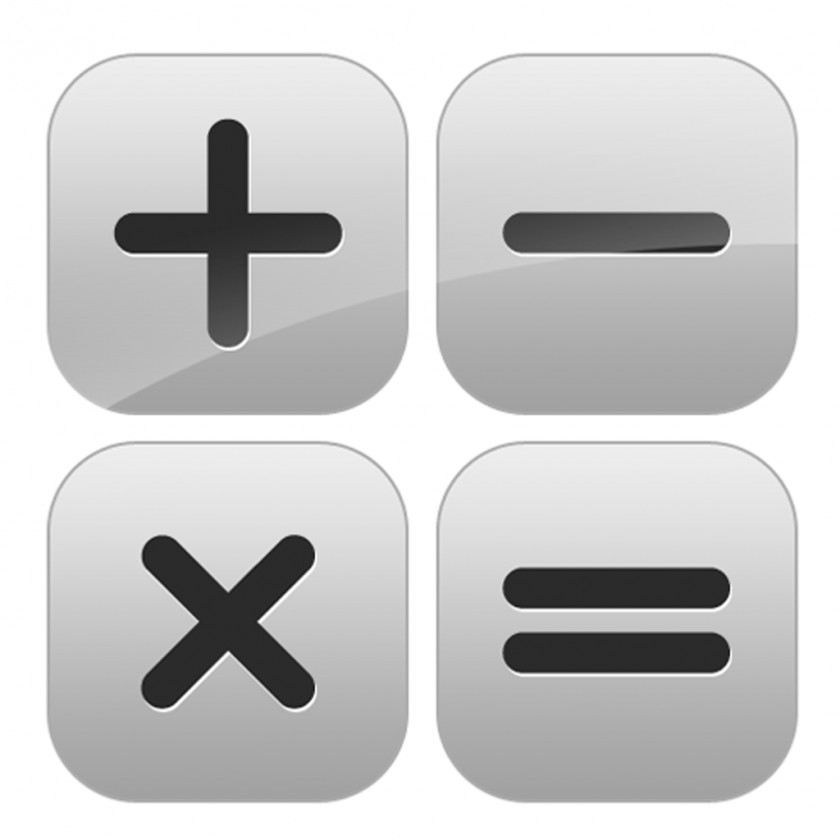 Calculator Subtraction Plus And Minus Signs Multiplication Division Mathematics PNG