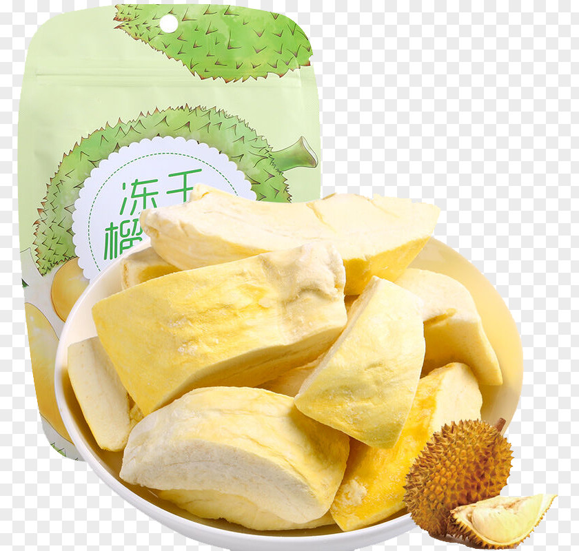 Frozen Durian Dry Durio Zibethinus Thai Cuisine Dried Fruit Freeze-drying Snack PNG