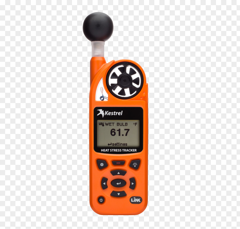 Heat Stress Anemometer Kostea Lämpömittari Kestrel Weather Station Meteorology PNG