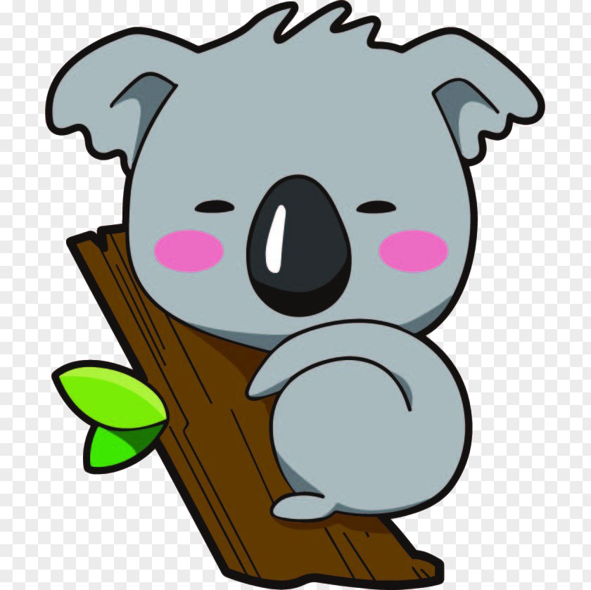 Koala Bear Cartoon PNG