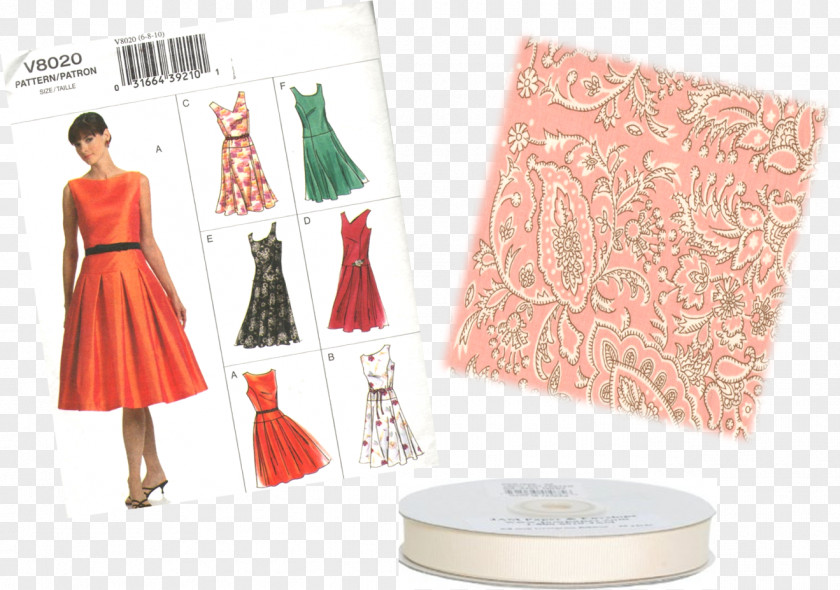 Dress Fashion Design Petite Size Pattern PNG