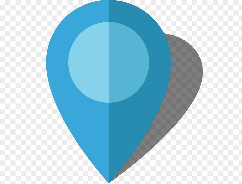 Light Blue Map Location PNG