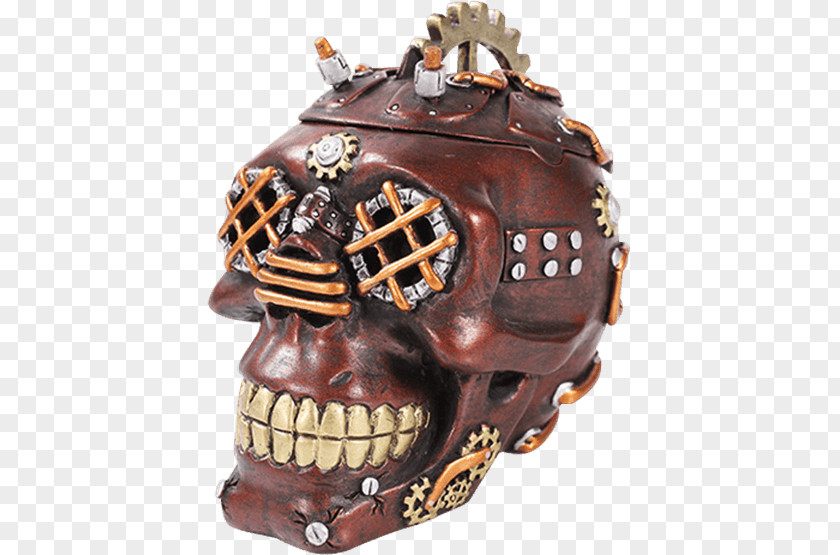 Skull Steampunk Gear Information Product PNG