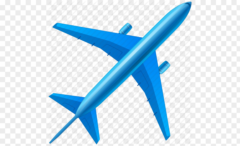 Cartoon Airplane Flight Icon PNG