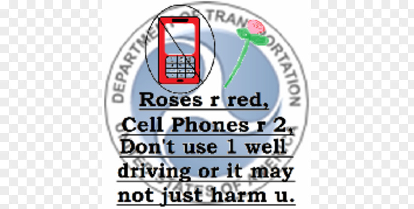 Distracted Driving United States Department Of Transportation Brand Logo Font PNG