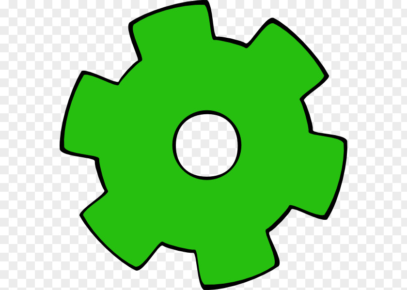 Gear Green Clip Art PNG
