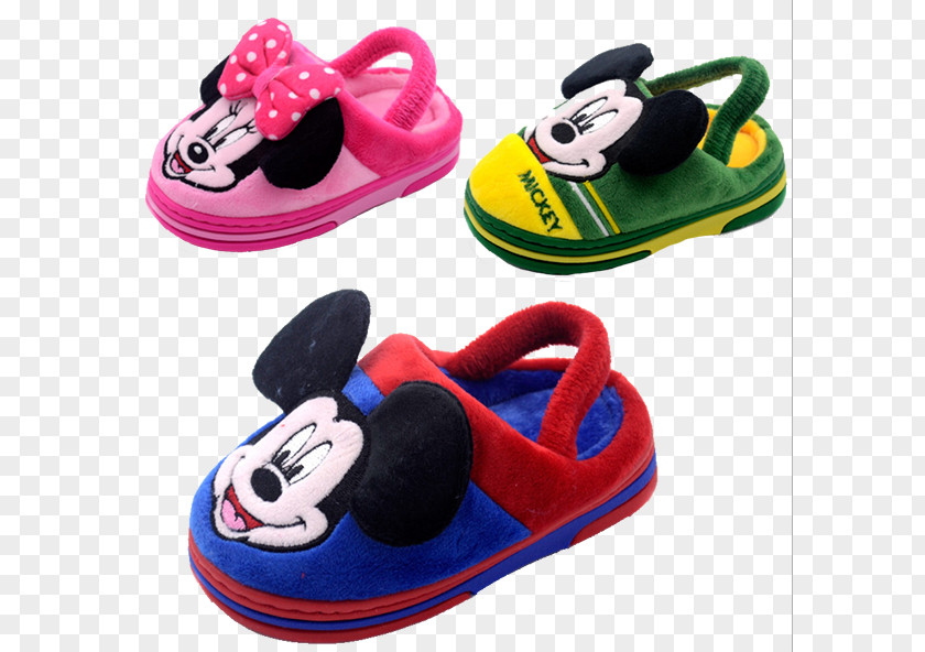 Mickey Baby Slippers Slipper Mouse Minnie The Walt Disney Company Shoe PNG