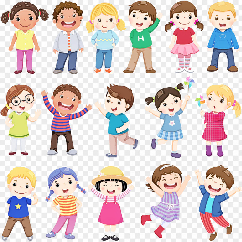 People Social Group Cartoon Male Child PNG