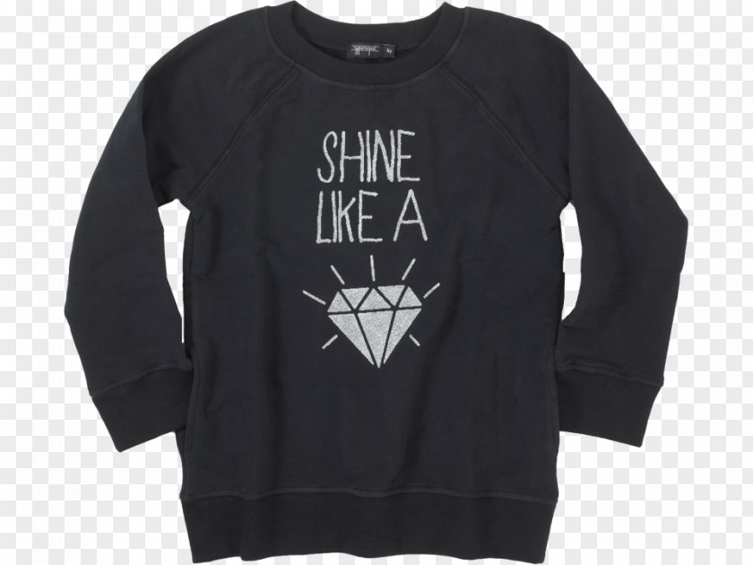 Shining Diamond Heels T-shirt Sleeve Sweater Bluza PNG