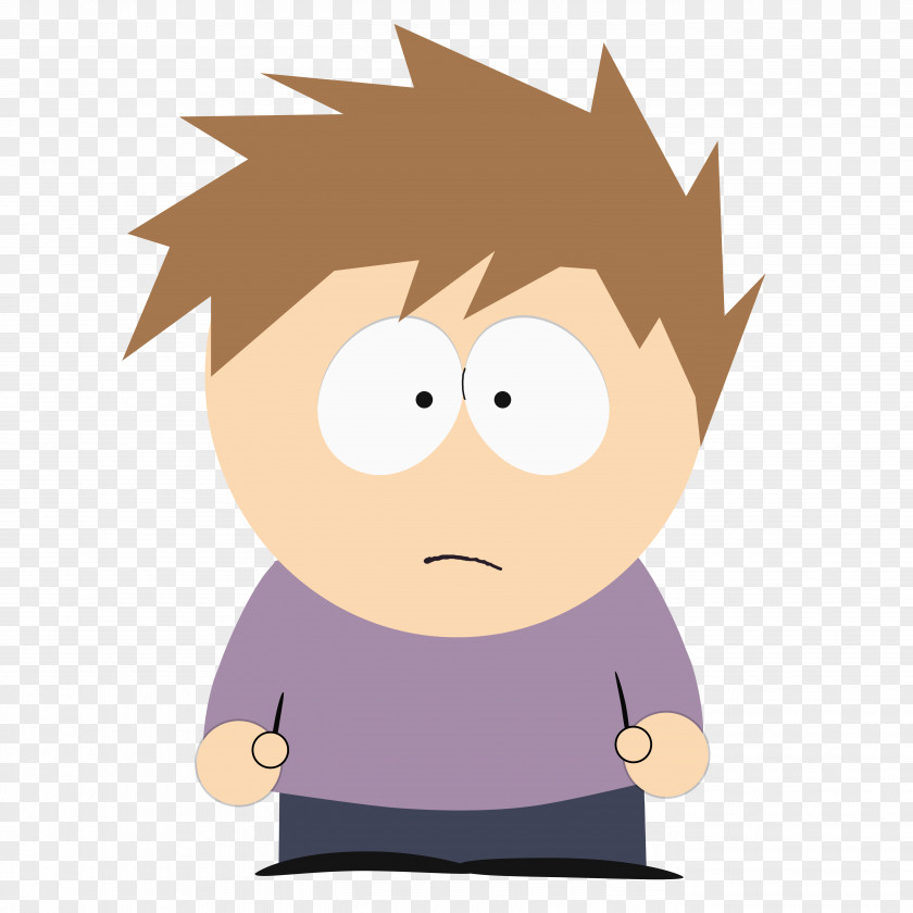 Sophisticated Hairstyle Profile Butters Stotch Kenny McCormick Eric Cartman Video Image PNG