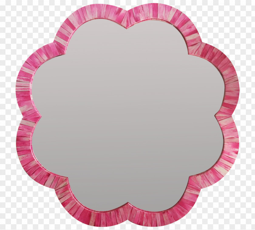 Design Pink M Mirror PNG