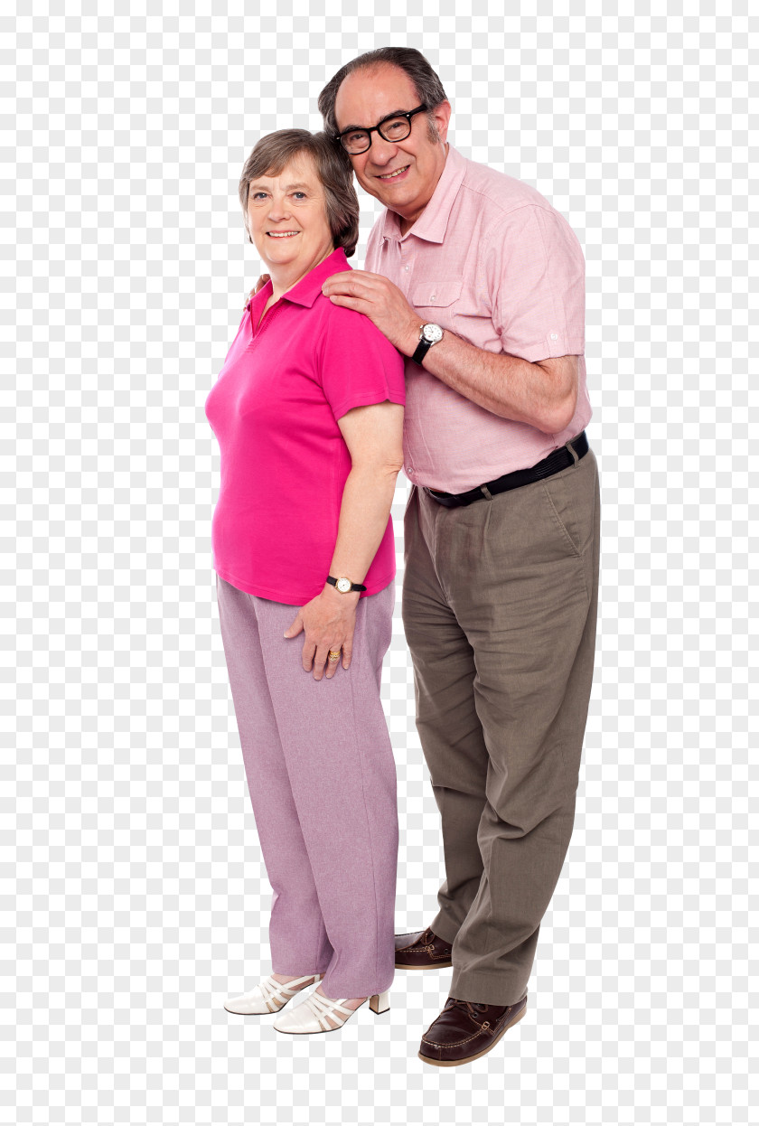 Embracing Couple Old Age Emotion Happiness Affection PNG