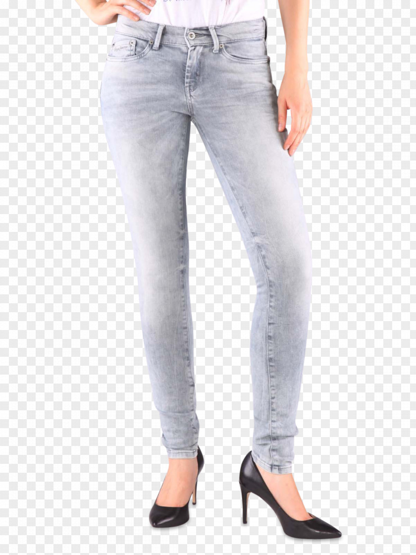 Jeans Denim Waist Leggings PNG