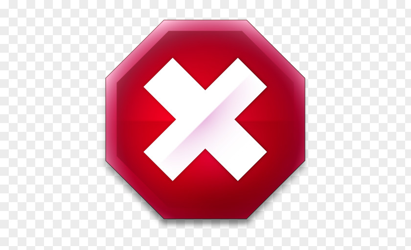 Stop X Icon Button Download PNG