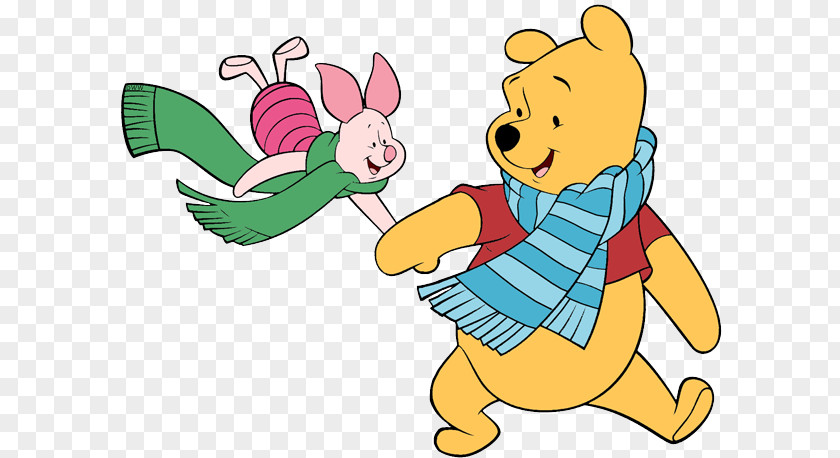 Winnie The Pooh Winnie-the-Pooh Piglet Eeyore Scarf Clip Art PNG