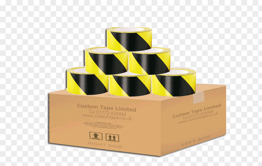 Yellow Caution Tape Adhesive Barricade Floor Marking Polyvinyl Chloride PNG